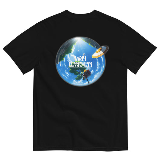 "It's A Free World" Cotton T-Shirt